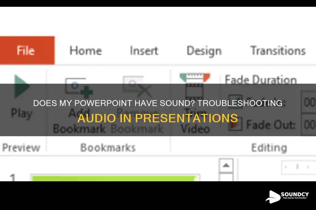 does my powerpoint have sound