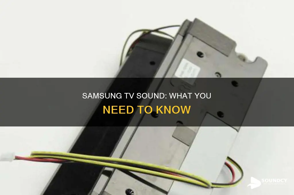 does my samsung tv have sound