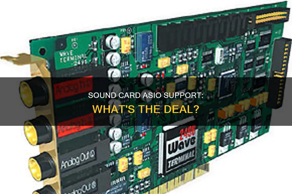 does my sound card support asio