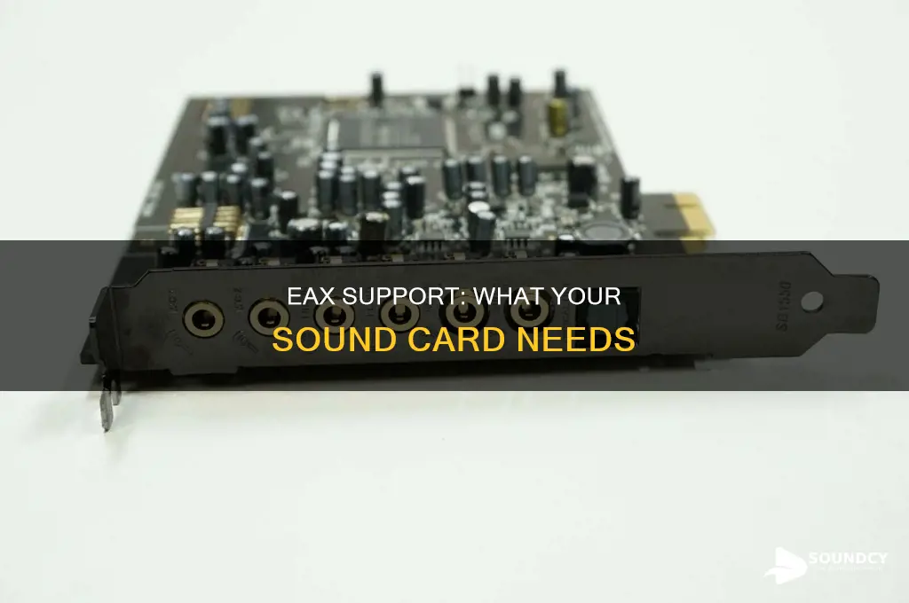 does my sound card support eax