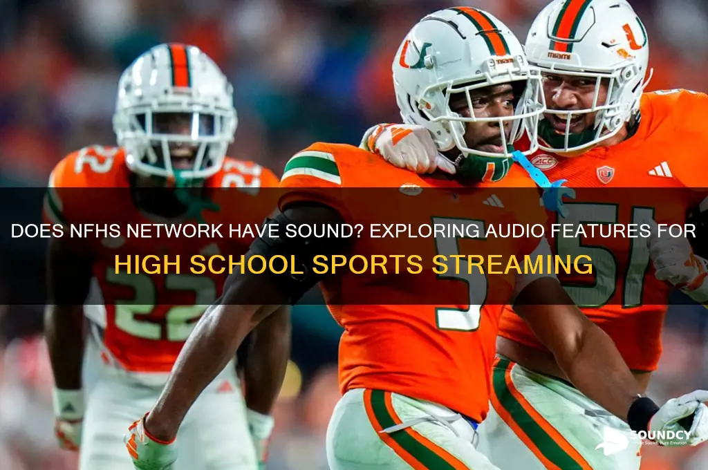 does nfhs network have sound