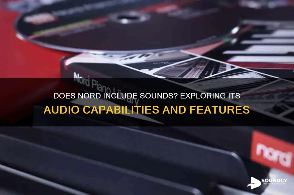 does nord come with sounds