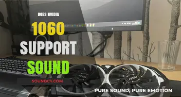 Does the Nvidia GTX 1060 Support Audio Output?