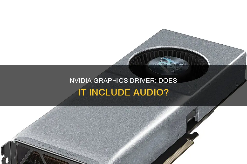 does nvidia graphics driver have sound