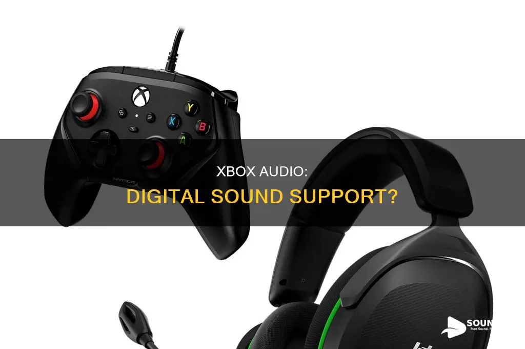 does original xbox support digital sound