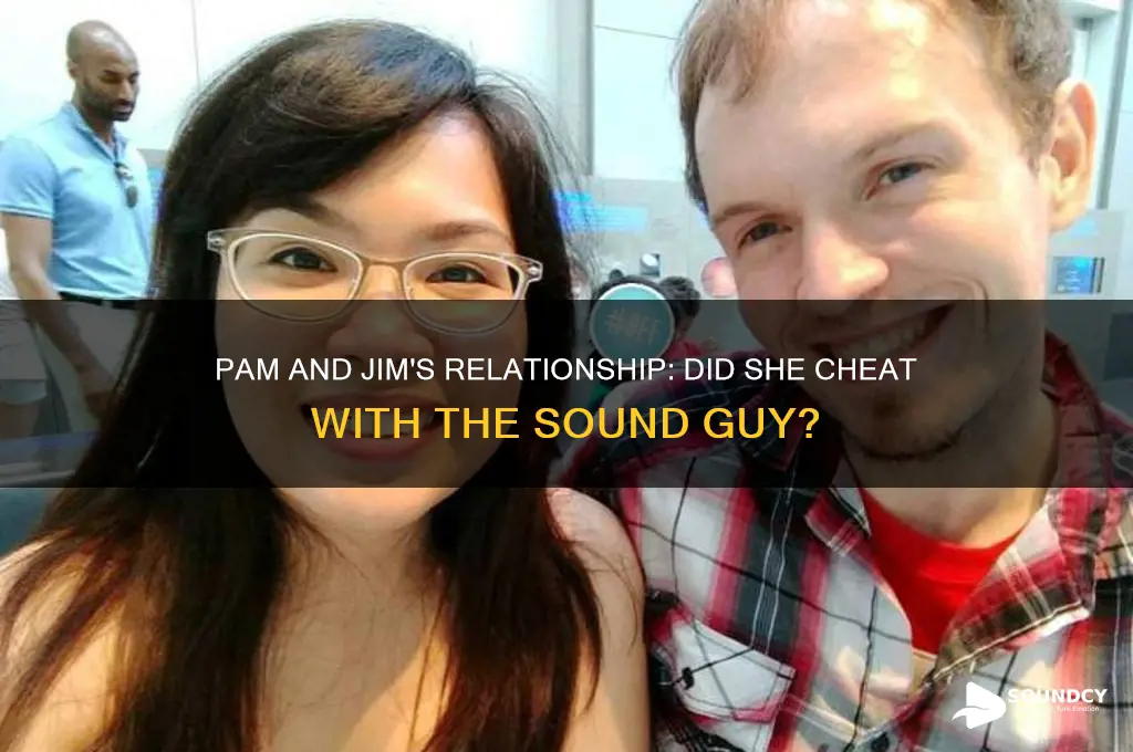 does pam cheat on jim with the sound guy