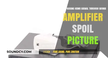 Does HDMI Through Sound Amplifiers Degrade Picture Quality?