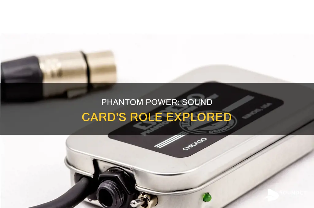 does phantom power need sound card