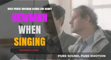 Does Pierce Brosnan's Singing Voice Resemble Randy Newman's Unique Style?
