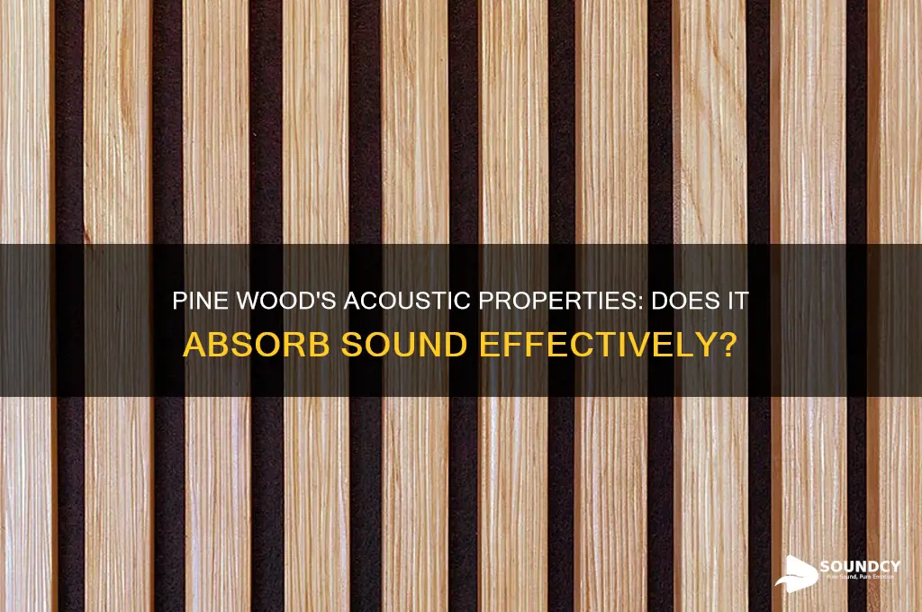 does pine wood absorb sound