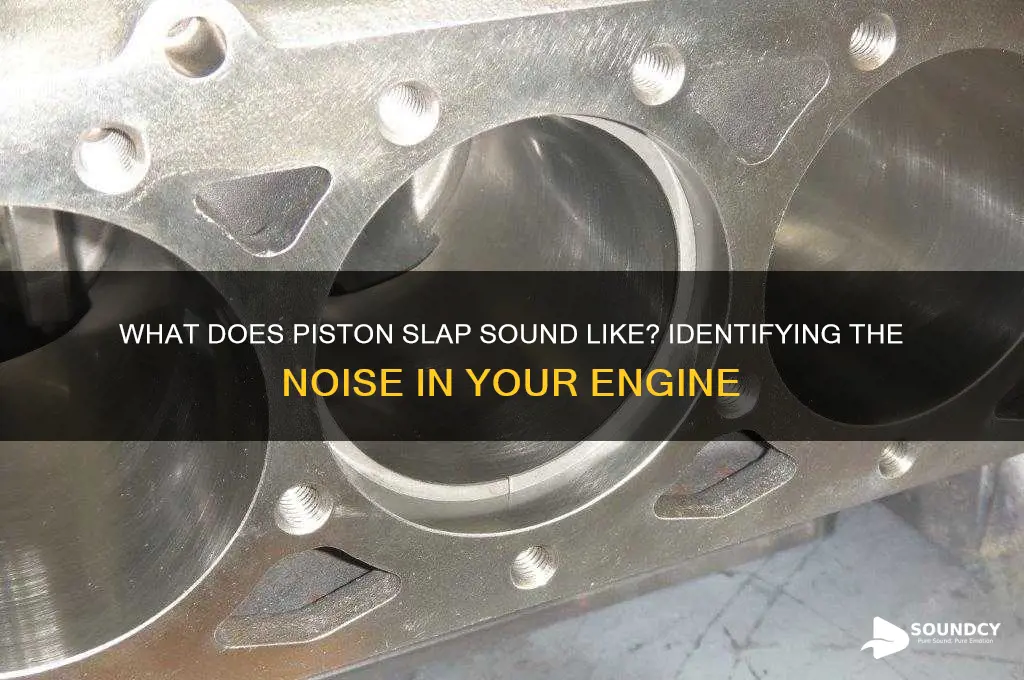 does piston slap sound like