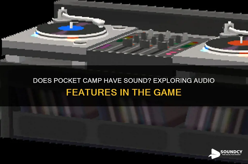 does pocket camp have sound