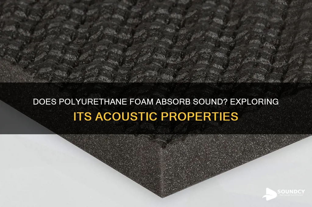 does polyurethane foam absorb sound