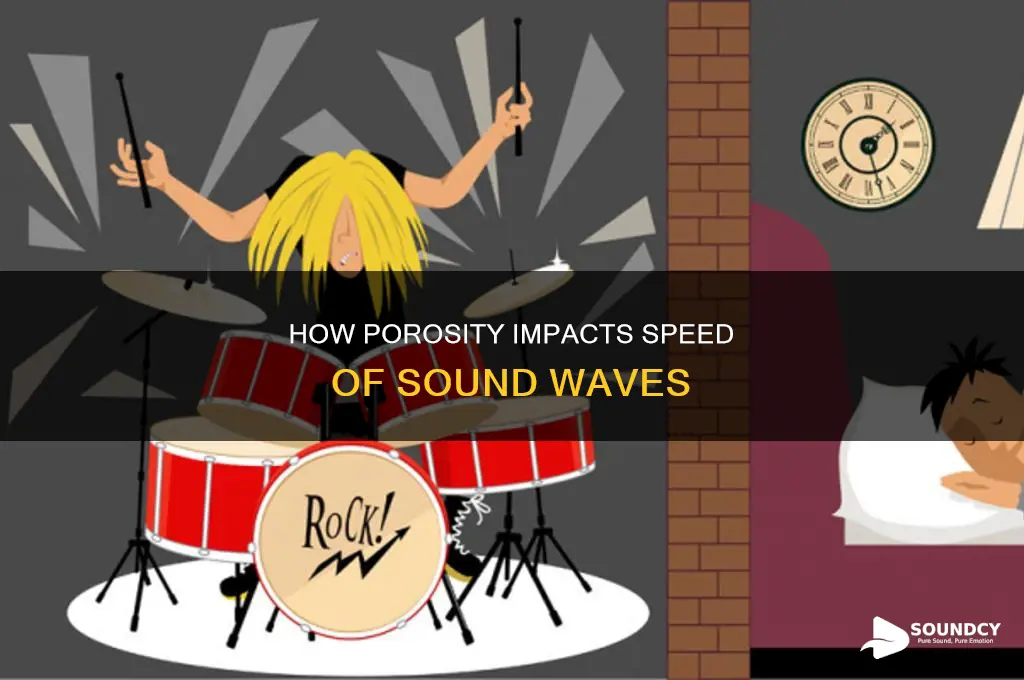 does porosity affect speed of sound