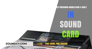Does PreSonus Mixer Include a Built-In Sound Card? Find Out