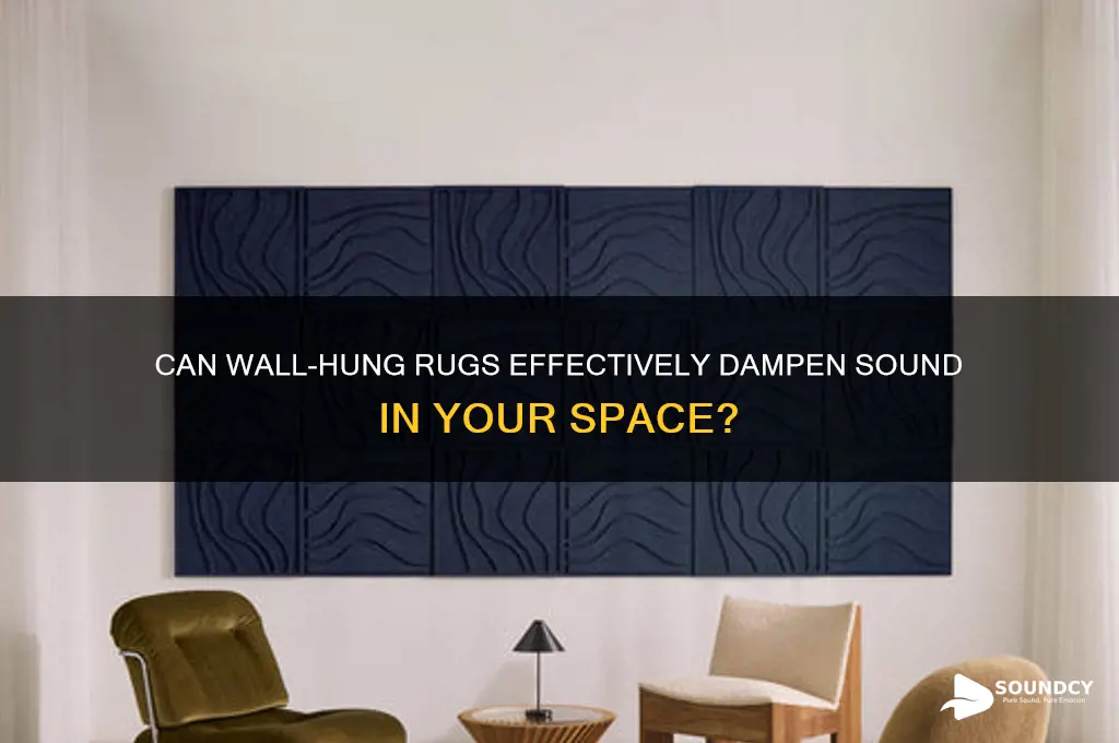 does putting a rug on the wall sound dampen