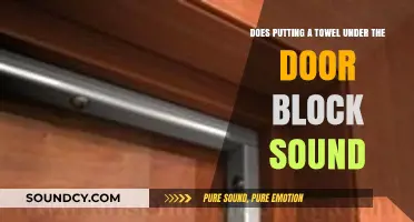 Does a Towel Under the Door Effectively Block Sound? Find Out!