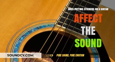 Do Stickers on Guitars Impact Sound Quality? A Detailed Analysis