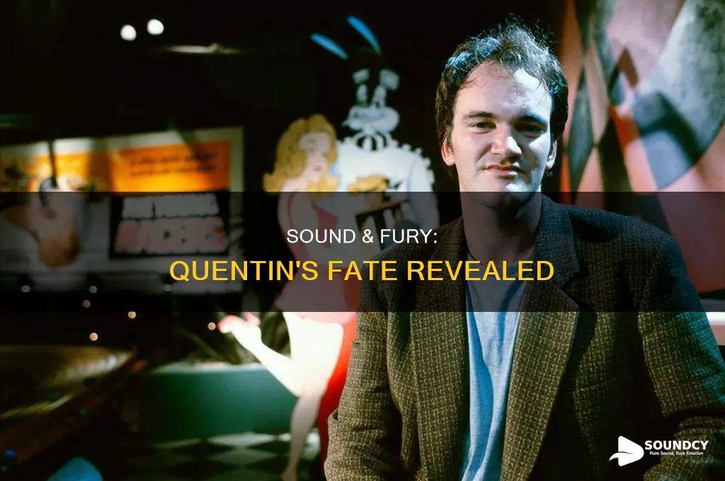 does quentin kill himself sound fury