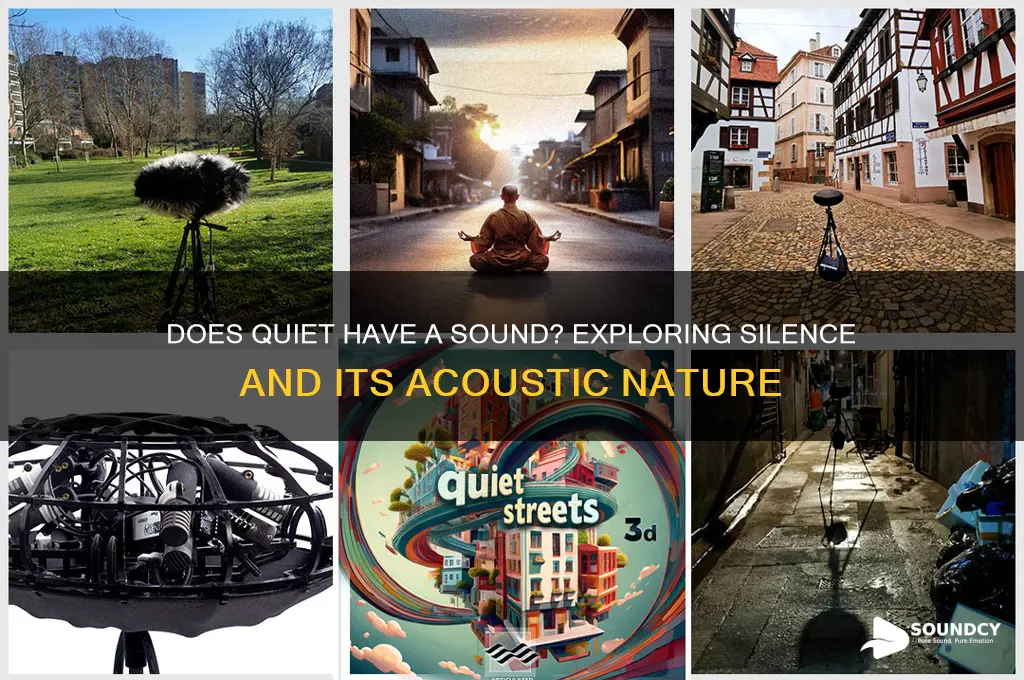 does quiet have a sound