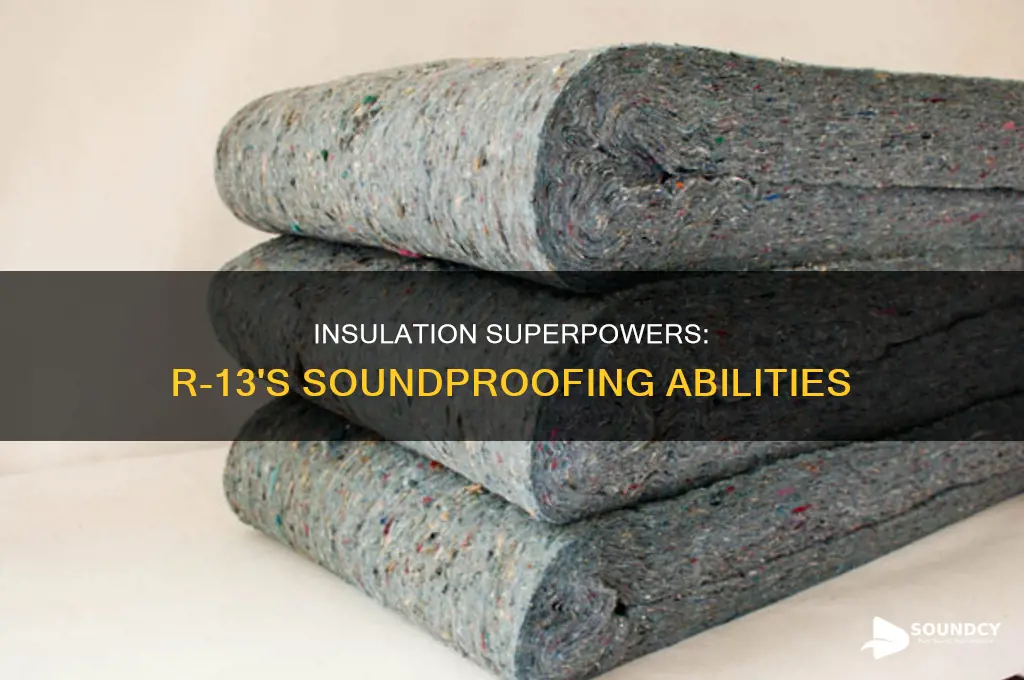 does r13 insulation help with sound