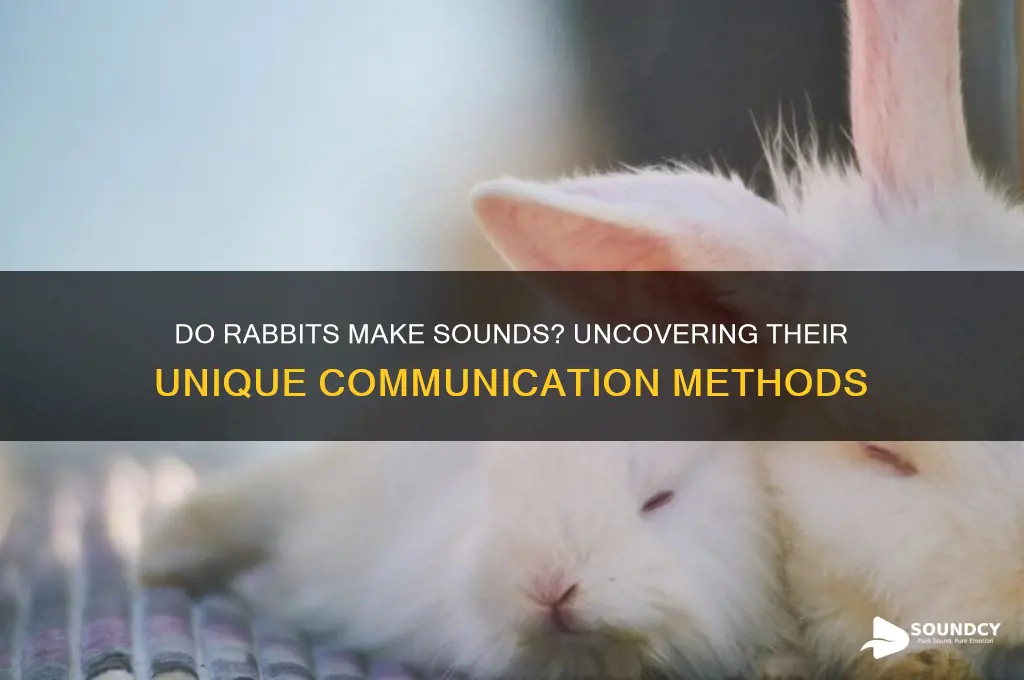 does rabbit make a sound