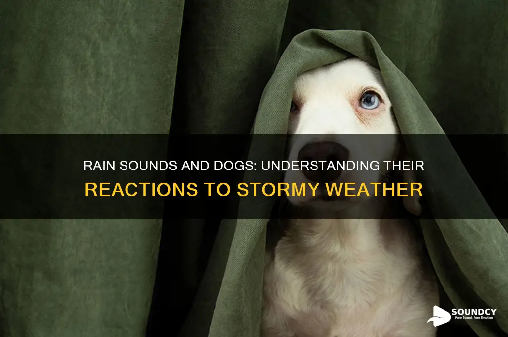 does rain sound disturb dogs