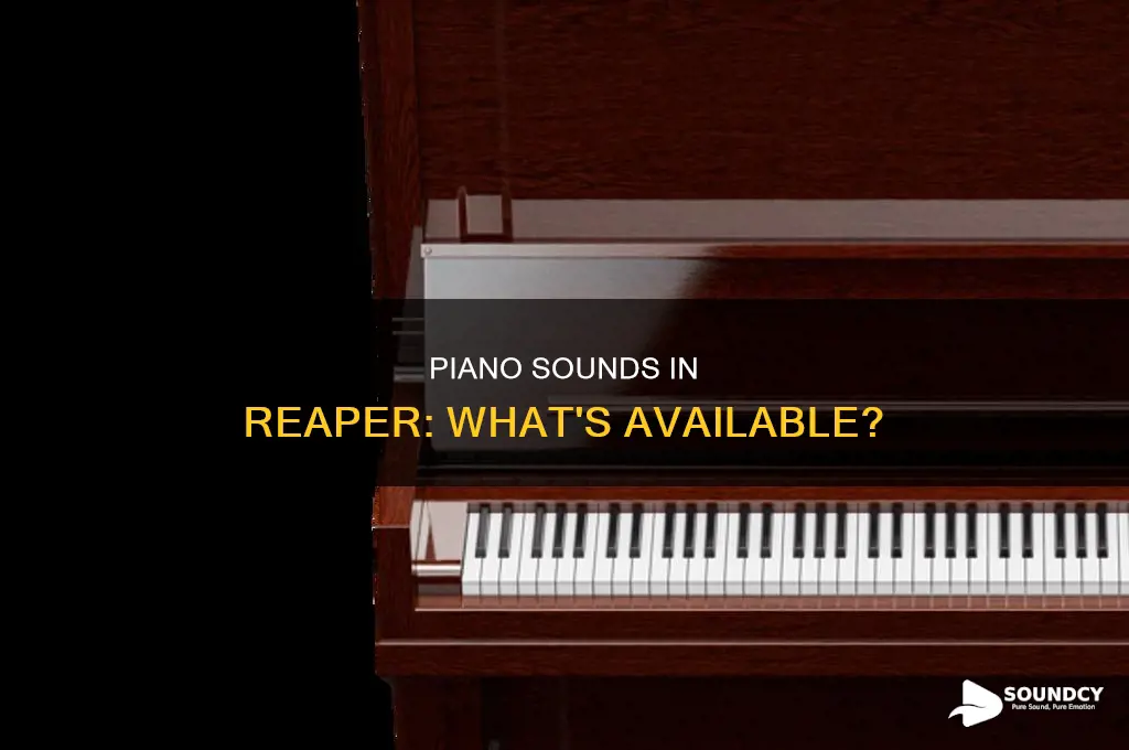does reaper have any piano sounds