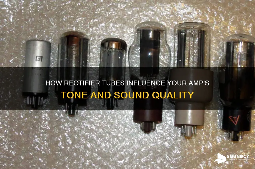 does rectifier tube affect sound