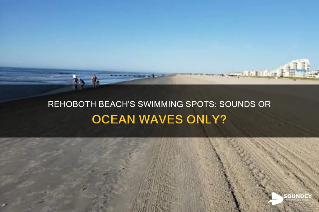 does rehoboth beach have a sounds to swim in