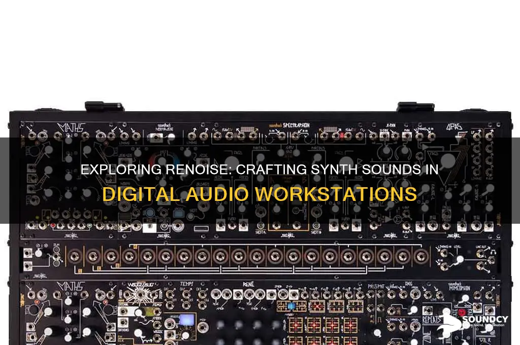 does renoise make synth sounds