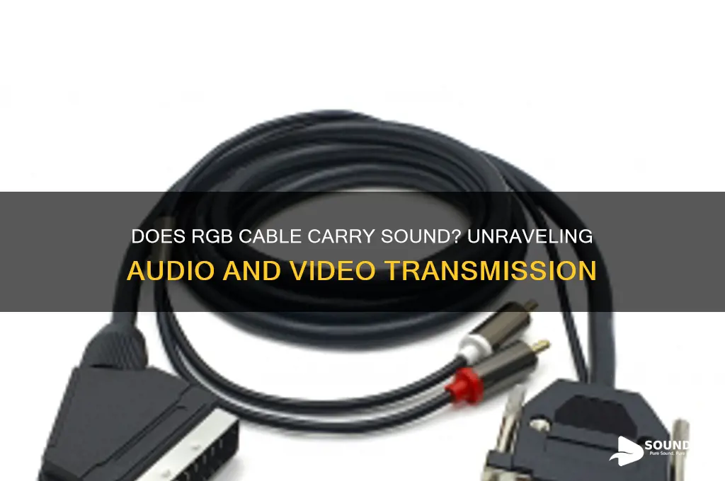 does rgb cable carry sound