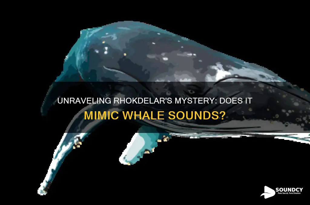 does rhokdelar make whale sounds