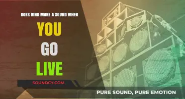 Does Your Ring Make a Sound When You Go Live? Explained