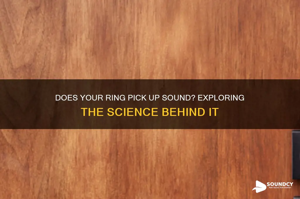 does ring pick up sound