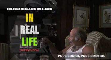 Does Rocky Balboa's Voice Match Sylvester Stallone's Real-Life Tone?