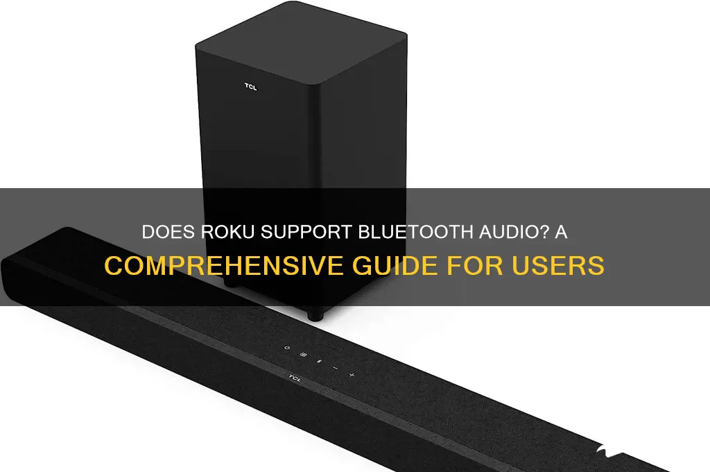 does roku have bluetooth sound