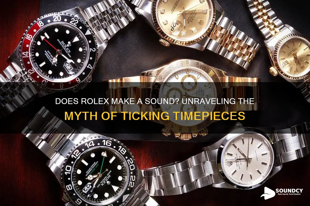 does rolex make a sound