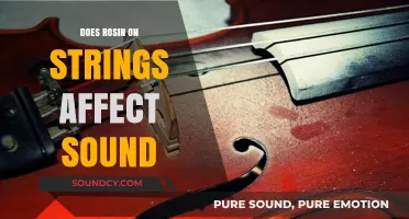 Rosin's Effect: Strings and Sound