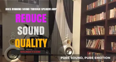 Does Amplifying Sound Through Speakers Diminish Audio Quality?
