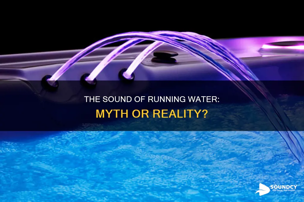 does running water have a sound