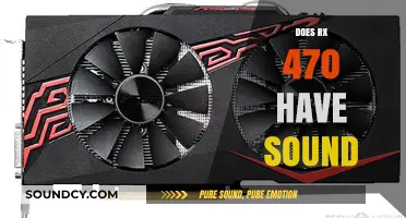 Does the RX 470 Graphics Card Support Audio Output?