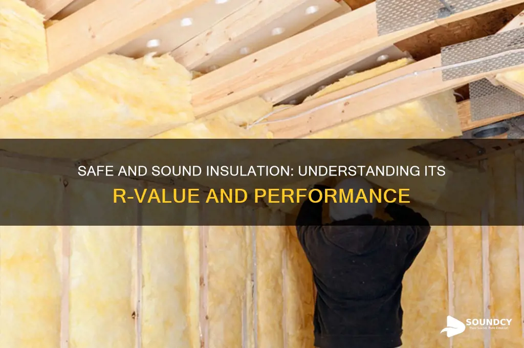 does safe and sound insulation have an r value