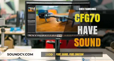 Samsung CFG70: Exploring Its Audio Capabilities and Sound Features