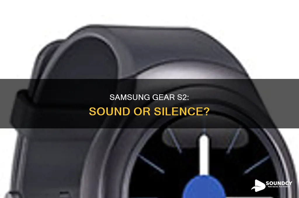 does samsung gear s2 have sound