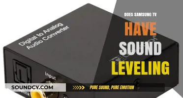 Samsung TV: Sound Leveling Feature Explained