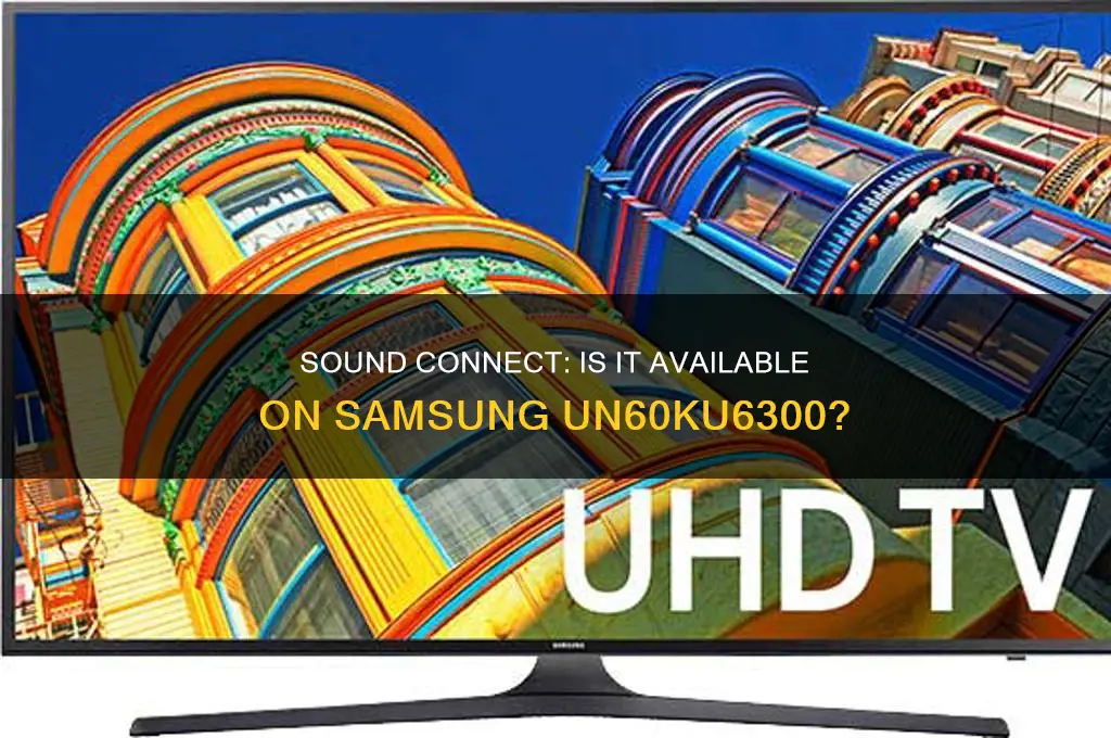 does samsung un60ku6300 have sound connect