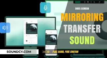 Does Screen Mirroring Transfer Sound? A Comprehensive Guide