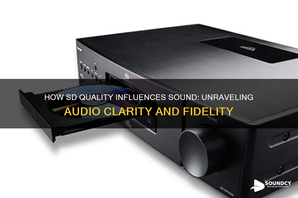 does sd quality affect sound
