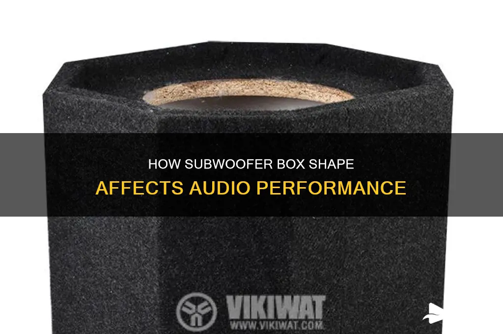 does shape subwoofer box affect sound